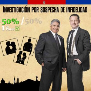 Investigación en Quito por sospecha de infidelidad Pago Inicial