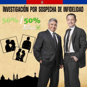 Investigación en Quito por sospecha de infidelidad Pago final